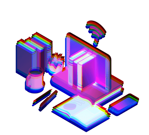 Edtech glitch cover | woborders