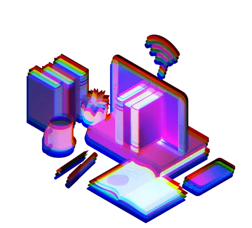 Edtech glitch cover | woborders