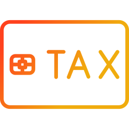 Tax icon gradient icon | woborders