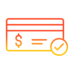 Tax number us icon woborders Card gradient icon | woborders