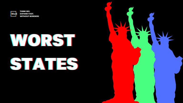 Worst states for business 2026