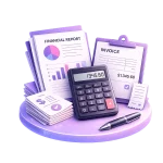 International accounting service icon woborders