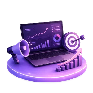 Marketing service icon woborders