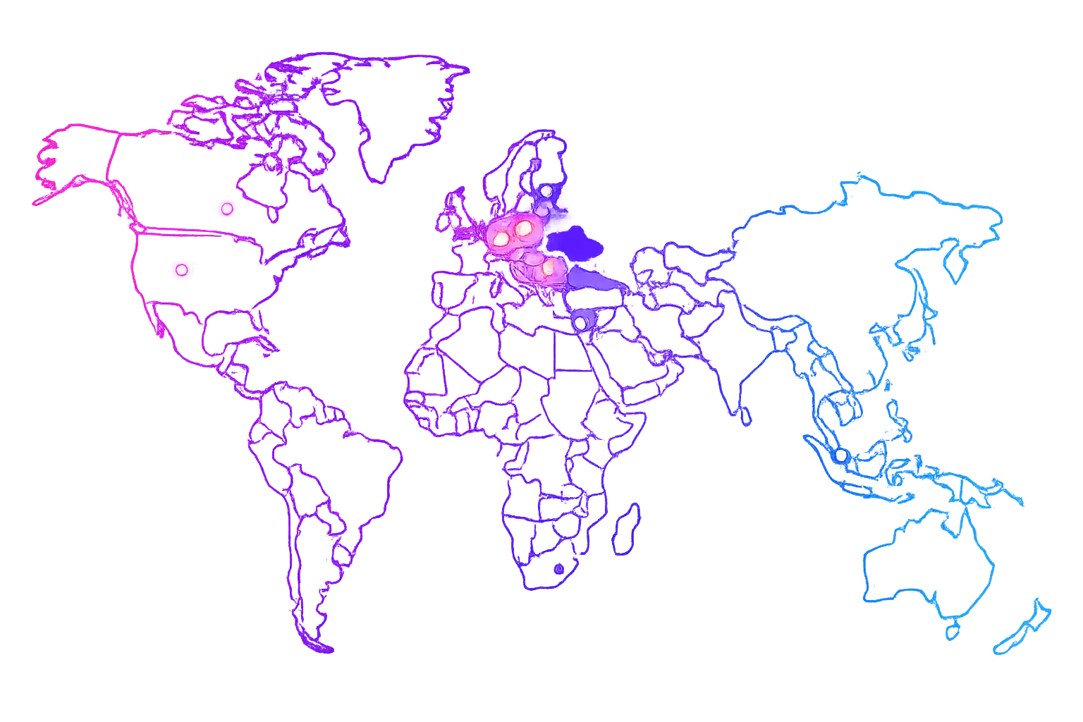 World map woborders | woborders