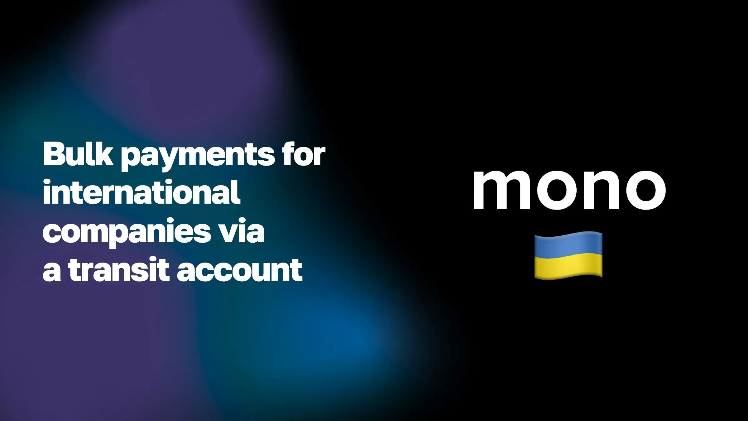 Bulk payments for international companies WoBorders